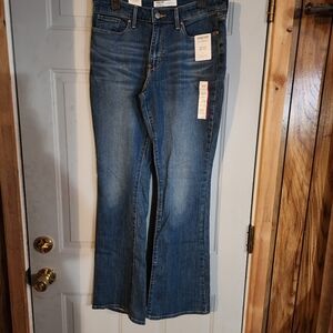 Levi Strauss mid rise boot cut jeans